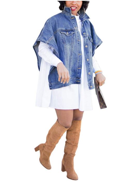 Denim Coats Washed Destroyed Denim Jackets Outerwear Vests