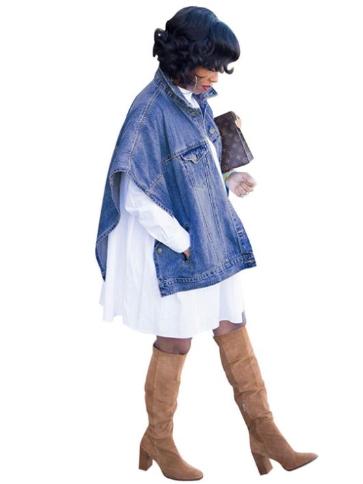 Denim Coats Washed Destroyed Denim Jackets Outerwear Vests