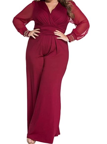Plus Size Classy Jumpsuit