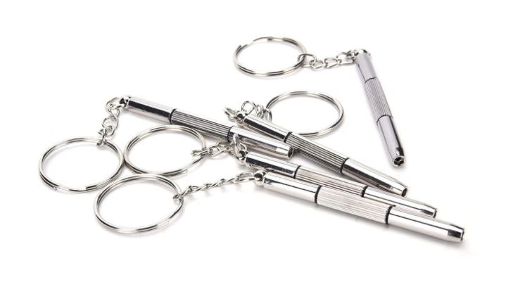 Za'hira Stainless Steel 3 in 1 Screwdriver Keychain