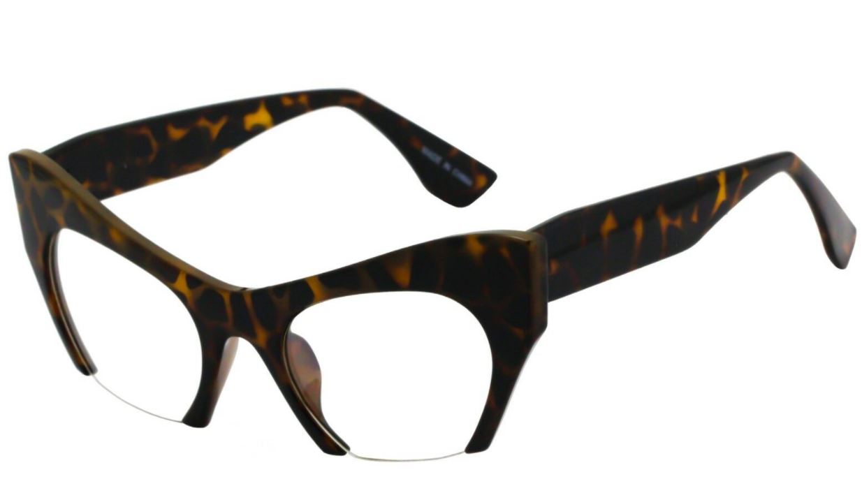 Za'hira Half Frame Cateye Eyeglasses