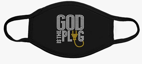 Religious Rhinestone Mask