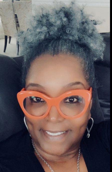 Za'hira Cat Eye Orange Eyeglasses