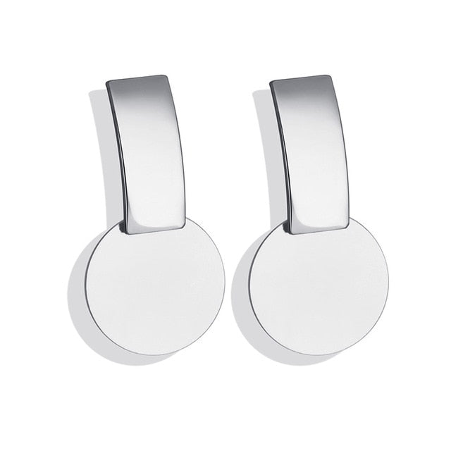 Korean Statement Round Earrings