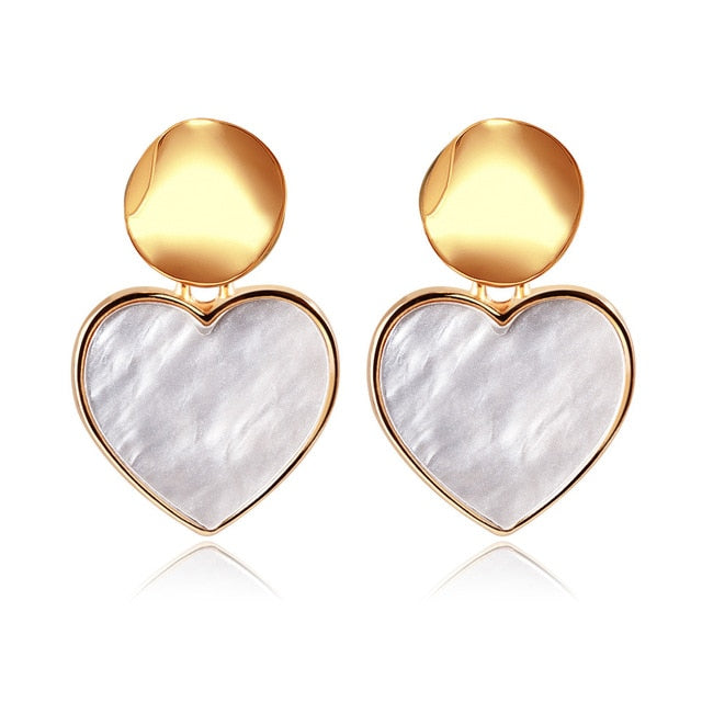 Korean Statement Round Earrings