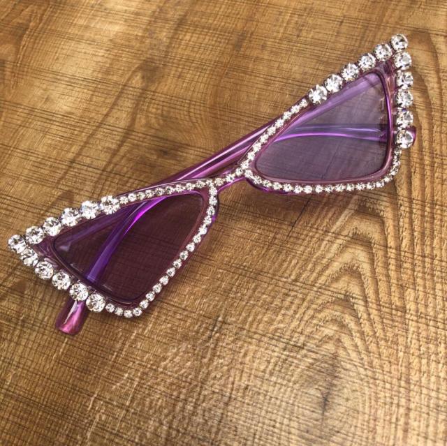 CatEye Sunglasses Kids Diamond Crystal UV400