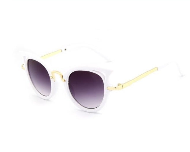 Children Sunglasses Cat Eye Vintage Cute Eyewear Baby Shades UV400