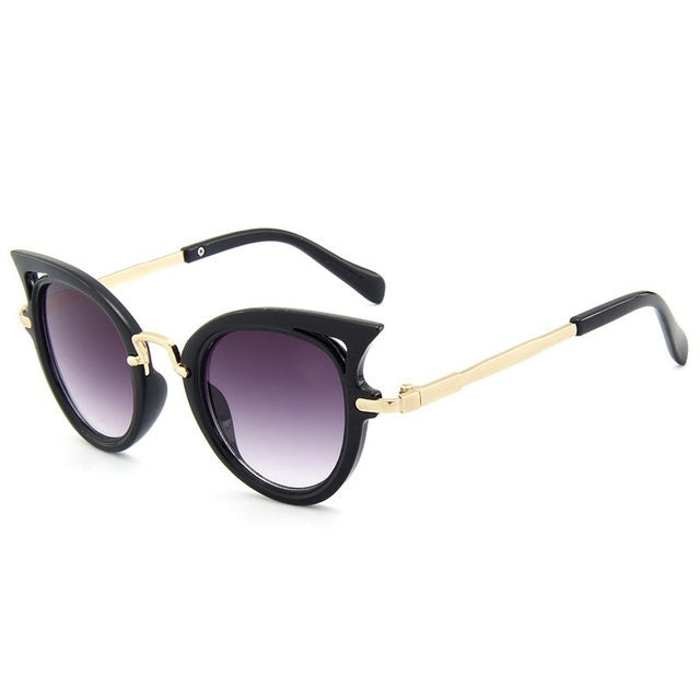 Children Sunglasses Cat Eye Vintage Cute Eyewear Baby Shades UV400