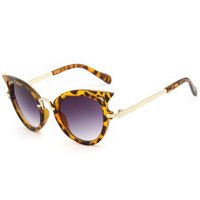 Children Sunglasses Cat Eye Vintage Cute Eyewear Baby Shades UV400