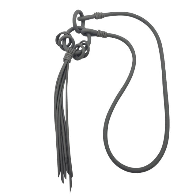 YD&YDBZNew Multi-color Rubber Necklaces Fashion Gothic Pendant Necklaces Women's Necklaces National Costume accessories Necklace