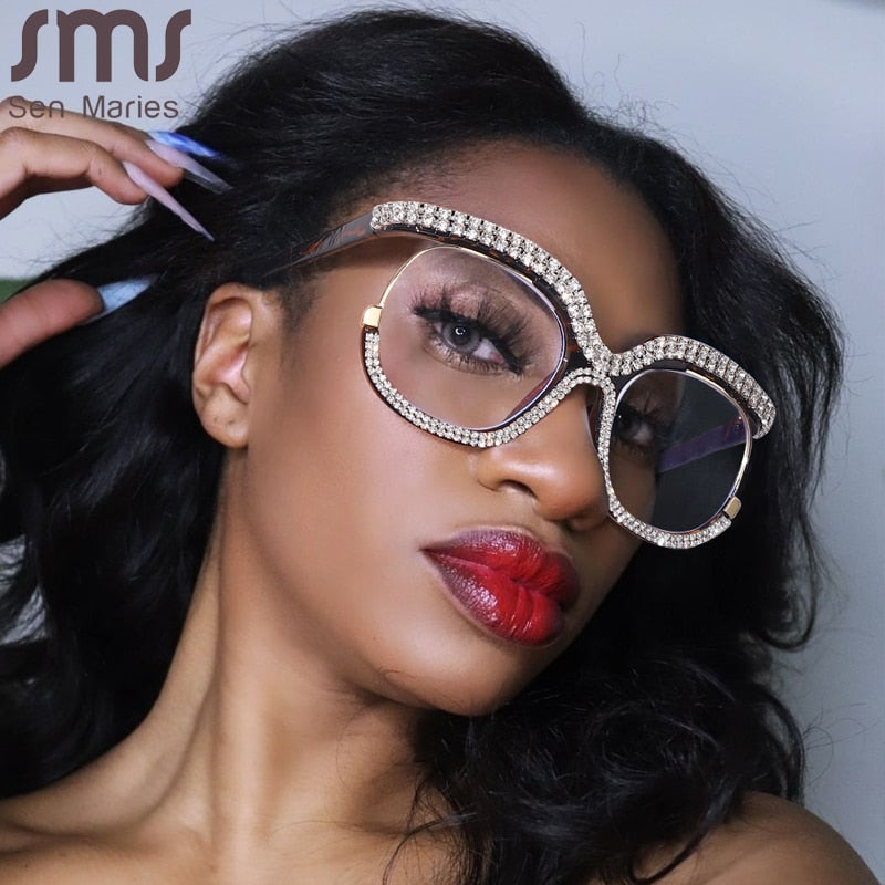 Za'hira Macha Glasses Retro Square Frames Clear Lens Eyeglasses Spectacle Frame