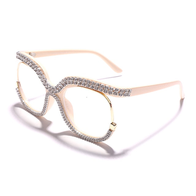 Za'hira Macha Glasses Retro Square Frames Clear Lens Eyeglasses Spectacle Frame