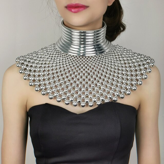 Bib Collar Necklace - Bib Torques Collar - T&L Fashions Boutique