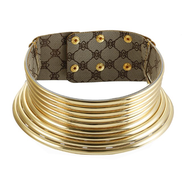New Fashion Jewelry Accessories Vintage 9 Colors African Punk Style Resin Adjustabe Collar Woman Choker Necklace for Party Gift