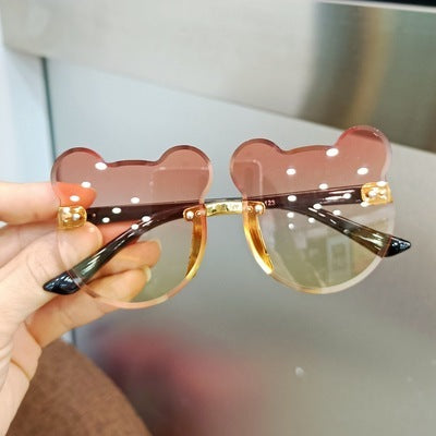 Children Sunglasses Baby Kids Sunglasses Fashion Glasses Anti Glare Gradient Color
