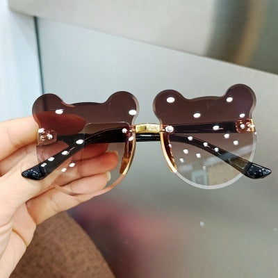 Children Sunglasses Baby Kids Sunglasses Fashion Glasses Anti Glare Gradient Color