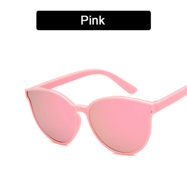 New Cat Eye Sunglasses Kids Children Brand Designer Round Sun Glasses For Girls Boys Eyewear UV400 oculos de sol