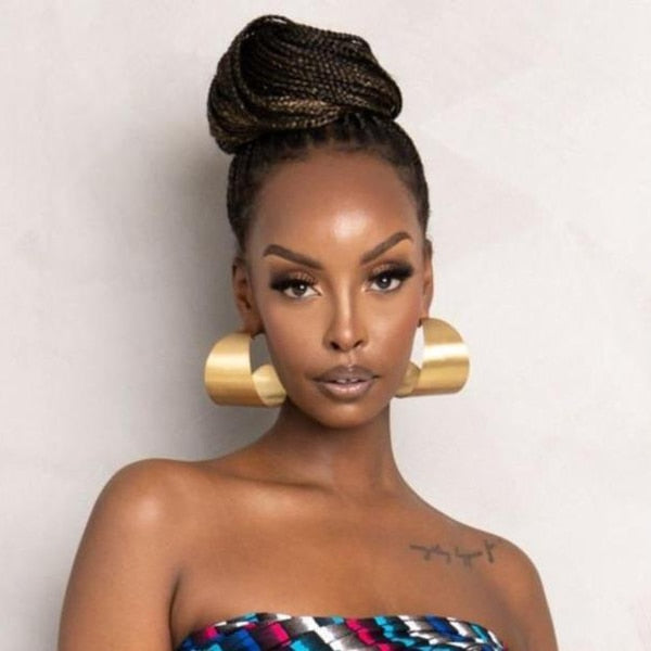 Gold & Silver Drop Earrings