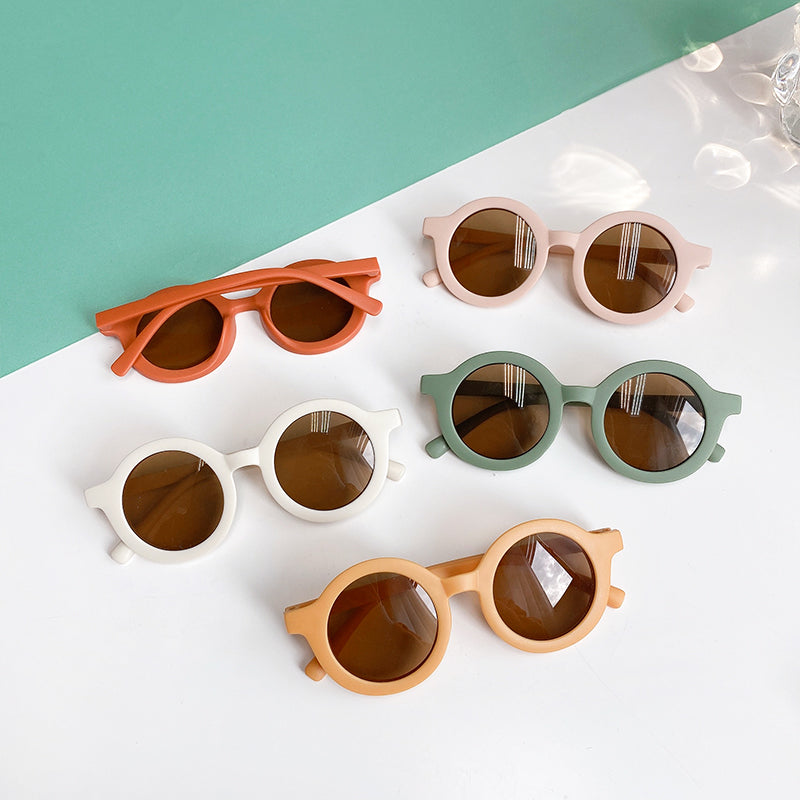 FFashion Round Sunglasses Children Vintage Sunglasses UV Protection Classic Kids Eyewear Some of the Style are Bear Shaped