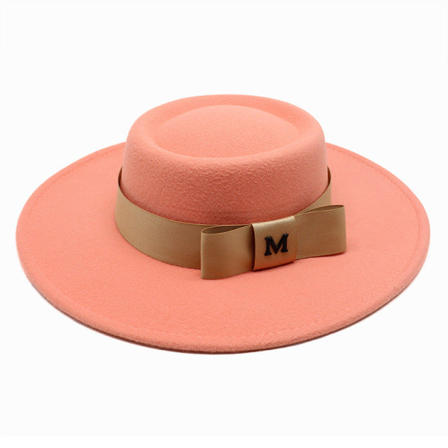 Fedora Hat For Women Bump Cap Oversized Chain Accessory Bag