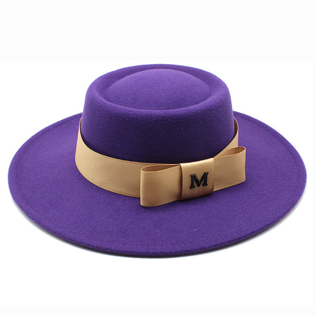 Fedora Hat For Women Bump Cap Oversized Chain Accessory Bag