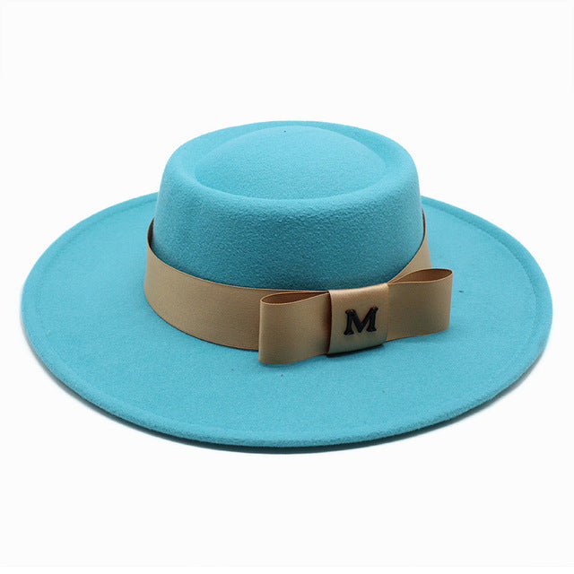 Fedora Hat For Women Bump Cap Oversized Chain Accessory Bag