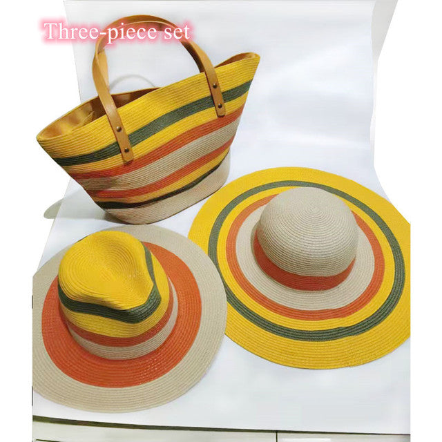 Fedora Hat For Women Bump Cap Oversized Chain Accessory Bag