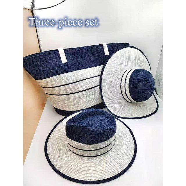 Fedora Hat For Women Bump Cap Oversized Chain Accessory Bag