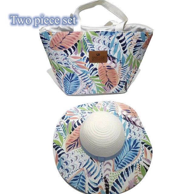 Fedora Hat For Women Bump Cap Oversized Chain Accessory Bag