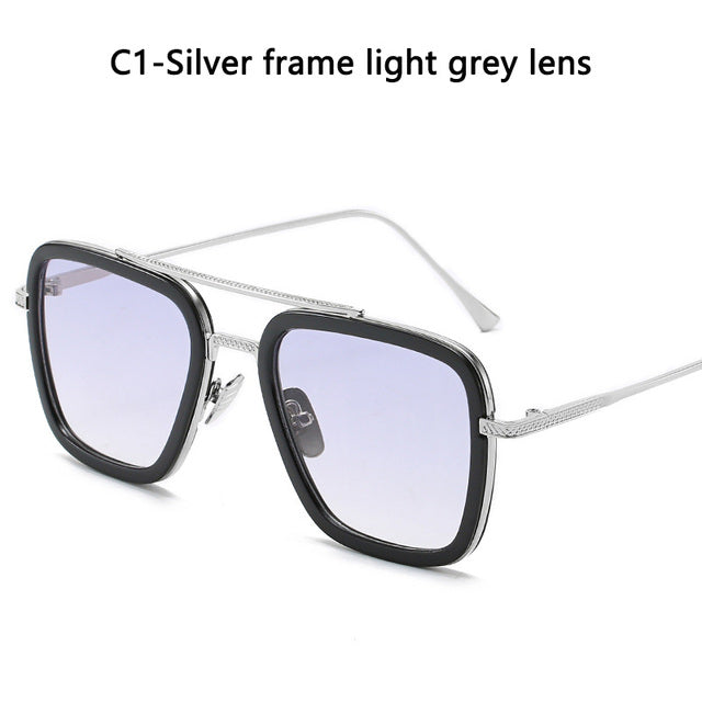 Za'hira Men Sunglasses Luxury Fashion Tony Stark Style