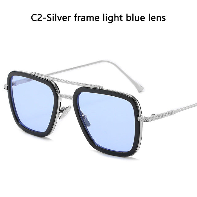 Za'hira Men Sunglasses Luxury Fashion Tony Stark Style
