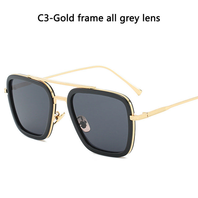 Za'hira Men Sunglasses Luxury Fashion Tony Stark Style