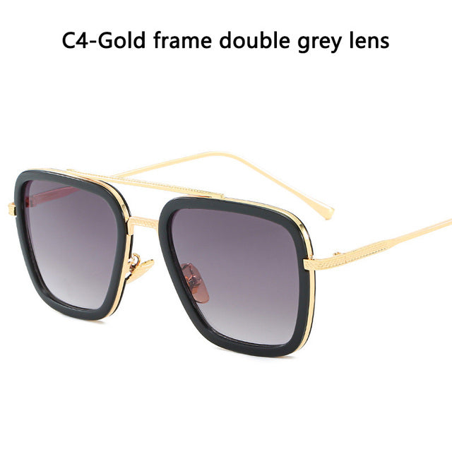 Za'hira Men Sunglasses Luxury Fashion Tony Stark Style