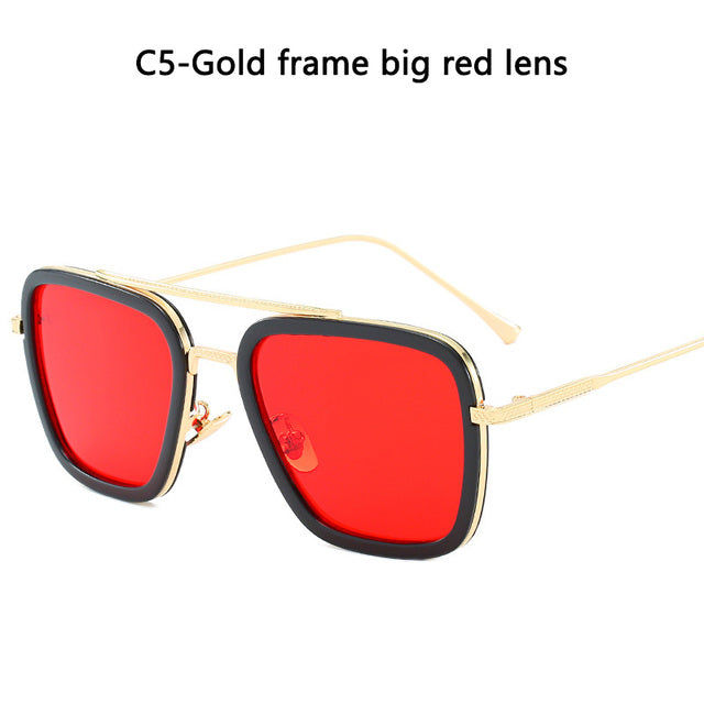 Za'hira Men Sunglasses Luxury Fashion Tony Stark Style