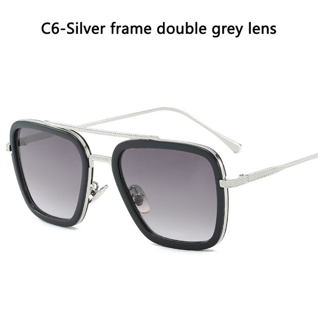 Za'hira Men Sunglasses Luxury Fashion Tony Stark Style