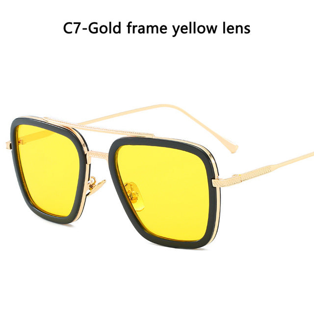 Za'hira Men Sunglasses Luxury Fashion Tony Stark Style