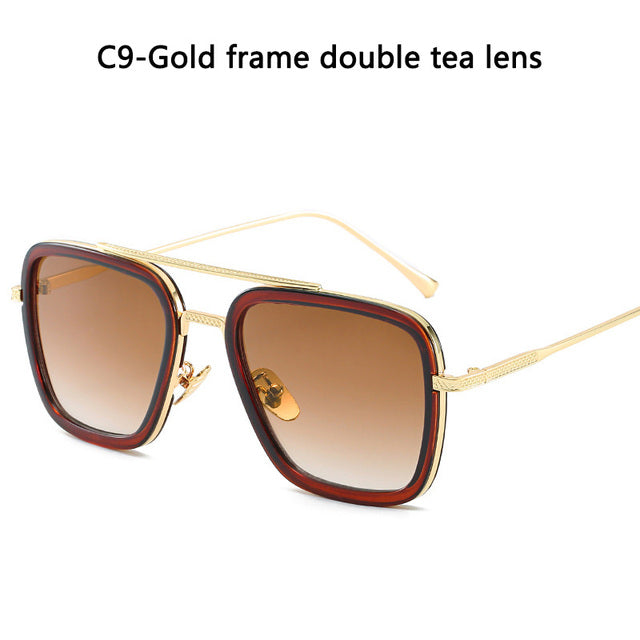 Za'hira Men Sunglasses Luxury Fashion Tony Stark Style