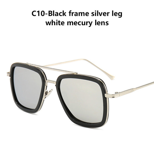 Za'hira Men Sunglasses Luxury Fashion Tony Stark Style