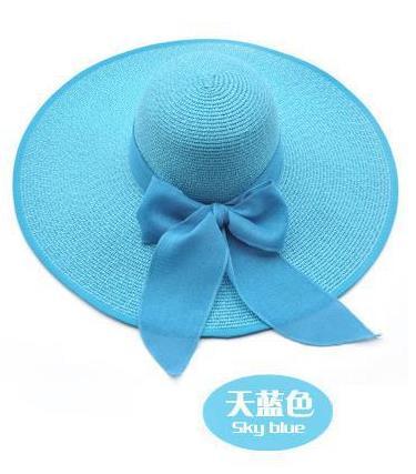 Woman Summer Large Brim Straw Hat