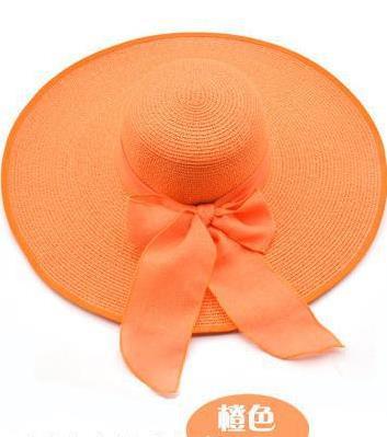 Woman Summer Large Brim Straw Hat