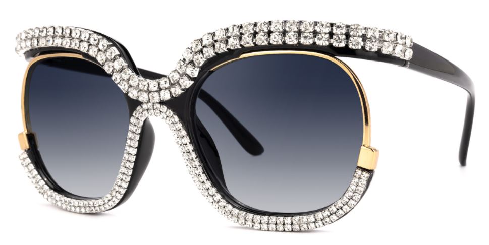 Za'hira Mancha Sunglasses Retro Square Frames Clear Lens Eyeglasses Spectacle Frame
