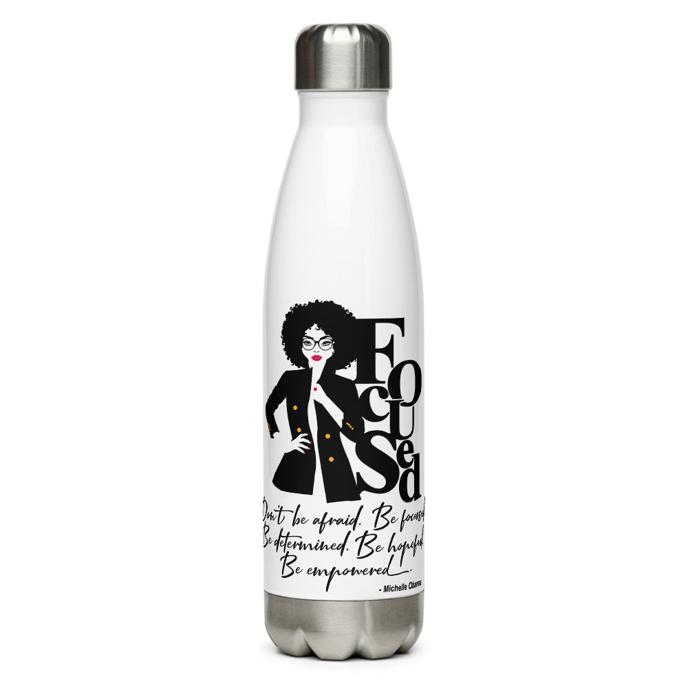 FOCUSED Stainless Steel Water Bottle