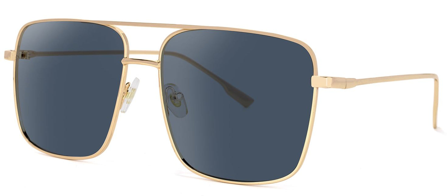 Za'hira Aviator Gold Sunglasses