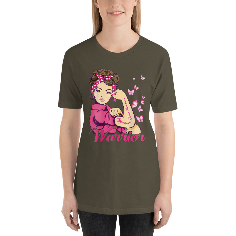 BREAST CANCER AWARENESS WARRIOR Short-Sleeve Unisex T-Shirt
