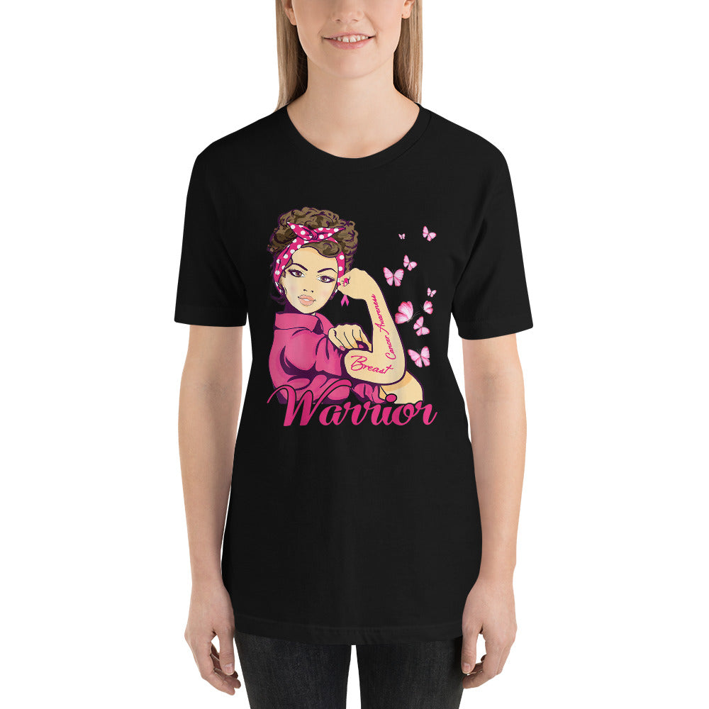 BREAST CANCER AWARENESS WARRIOR Short-Sleeve Unisex T-Shirt