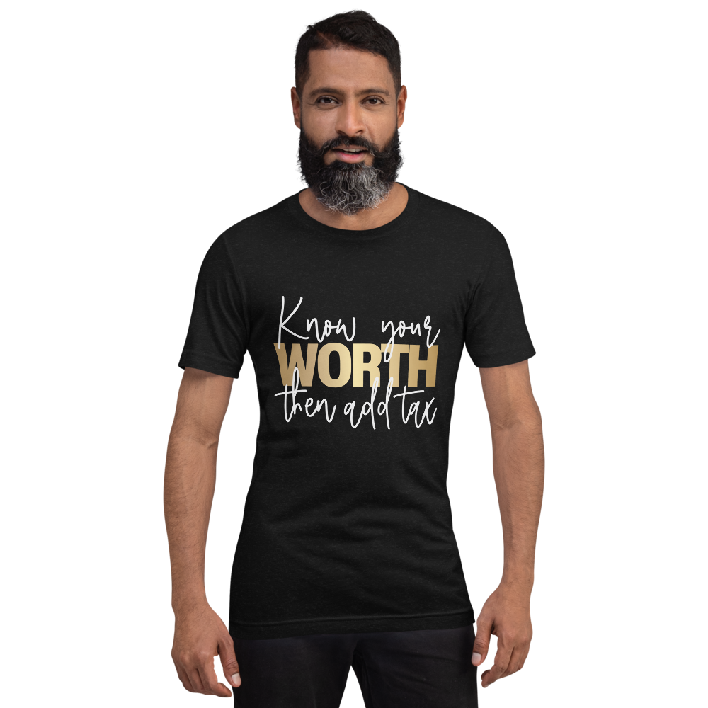 Know Your Worth Short-sleeve unisex t-shirt