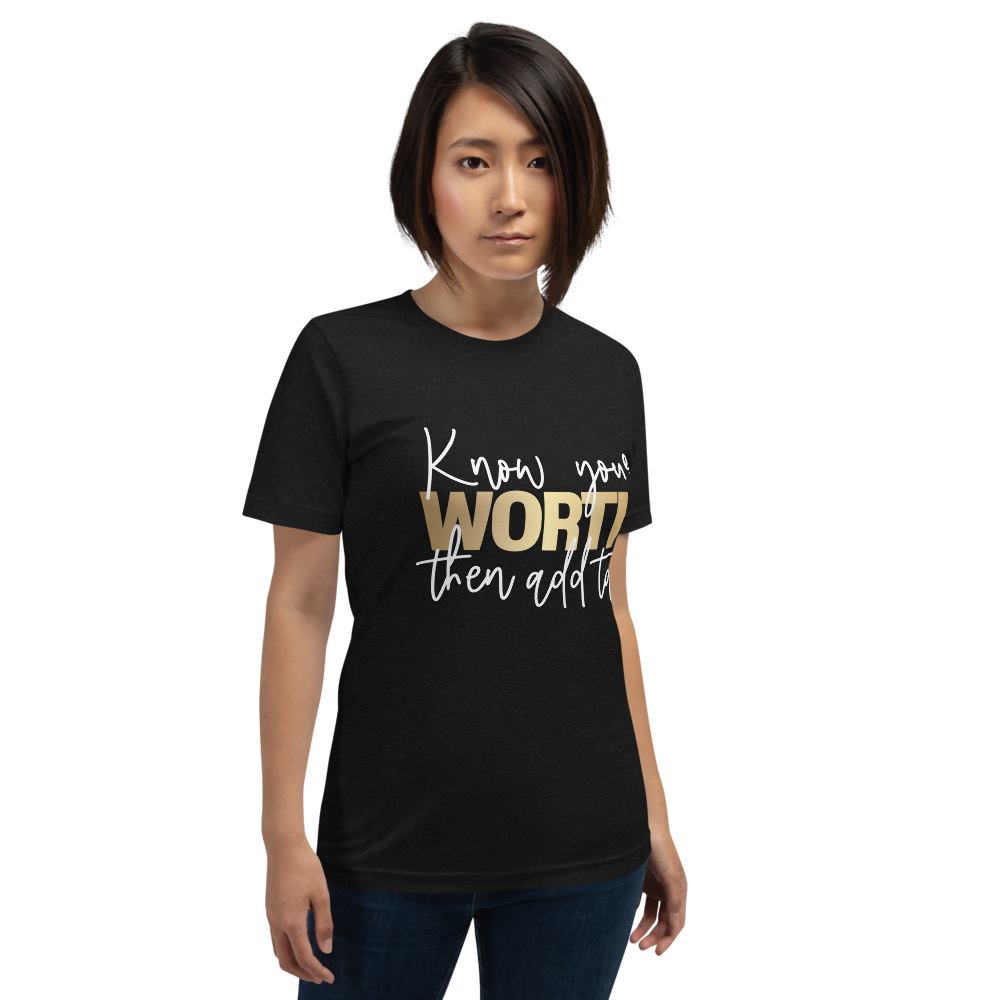 Know Your Worth Short-sleeve unisex t-shirt