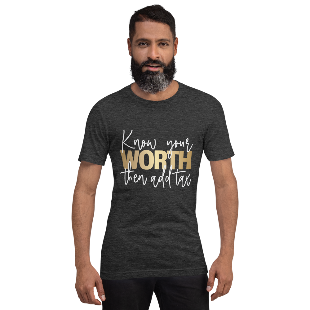 Know Your Worth Short-sleeve unisex t-shirt