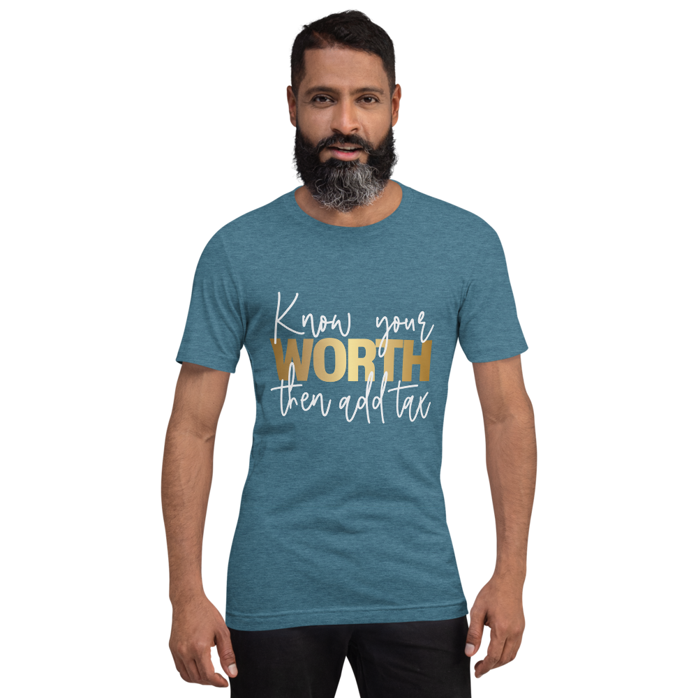 Know Your Worth Short-sleeve unisex t-shirt