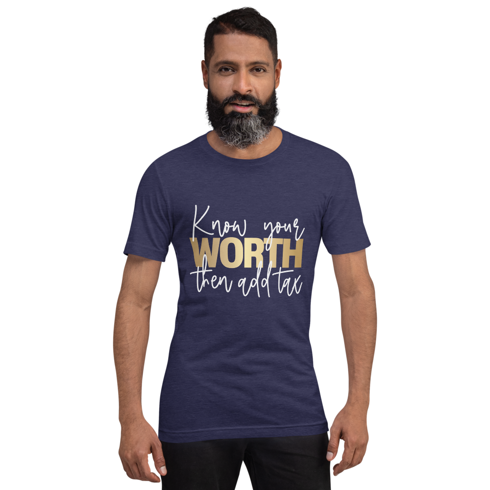 Know Your Worth Short-sleeve unisex t-shirt